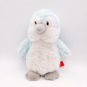 Gitzy Baby Plush 8" Blue Penguin Rattle Lovey